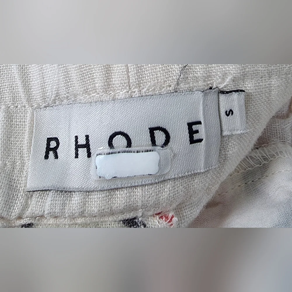 RHODE Audrina Short with Pink and Gold Accents - Picture 6 of 6